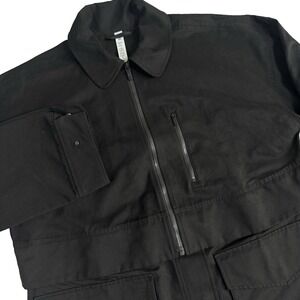 Lululemon Glyde 2-in-1 Adaptable Jacket Women's M Black LW3HIVS Athleisure